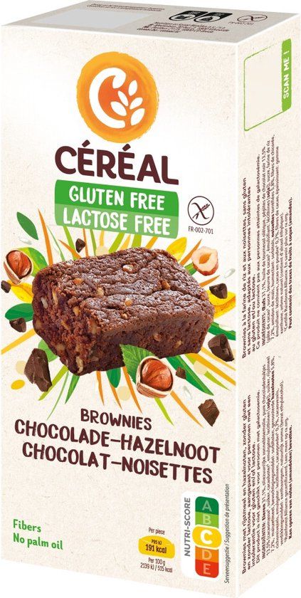 Céréal Brownies Chocolade & Hazelnoot - 150g