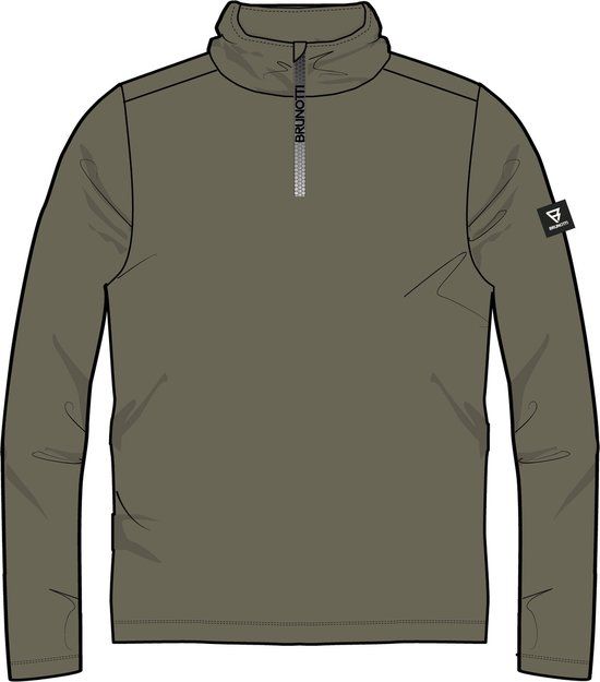 Brunotti Mismy Meisjes Fleece Zwart