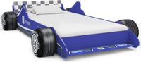 Prolenta Maison Exclusive - Kinderbed met raceauto-design, 90 x 200 cm, blauw