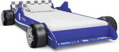 Prolenta Maison Exclusive - Kinderbed met raceauto-design, 90 x 200 cm, blauw