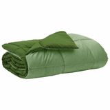vidaXL - Volledig - Jaar - Dekbed - 200 - x - 200 - cm - 4 - seizoenen - Groen - Ademend
