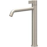 IVY Pact Wastafelkraan - Verhoogd Model L - Geborsteld Nickel PVD