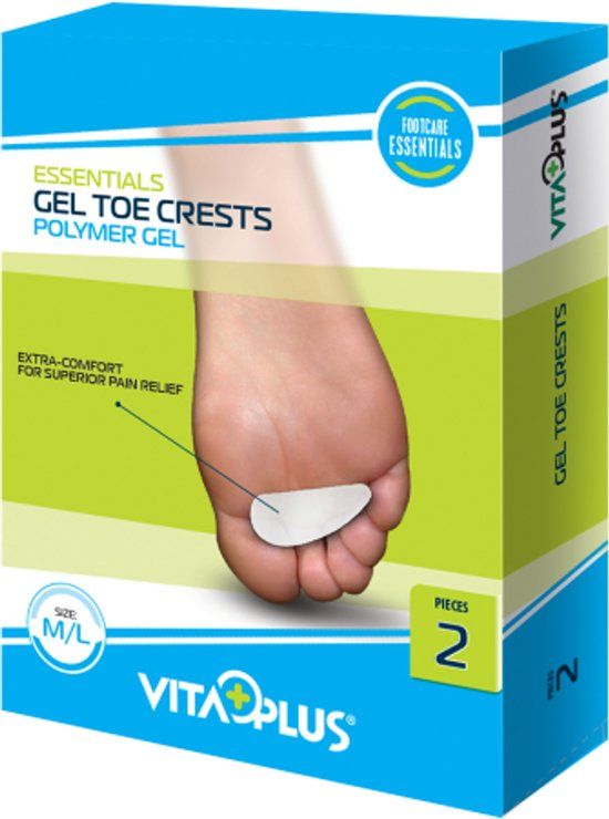 Vitaplus Essentials Gel Toe Crests Polymer Gel maat S/M 2ST