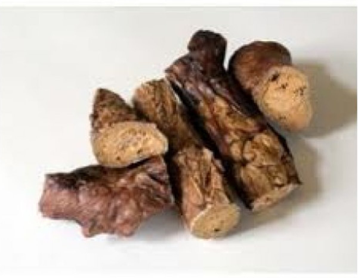 Topmast Longen rund 5 x 1 Kilo Gedroogd Hondensnack Gedoogd Vlees natuurlijke snack