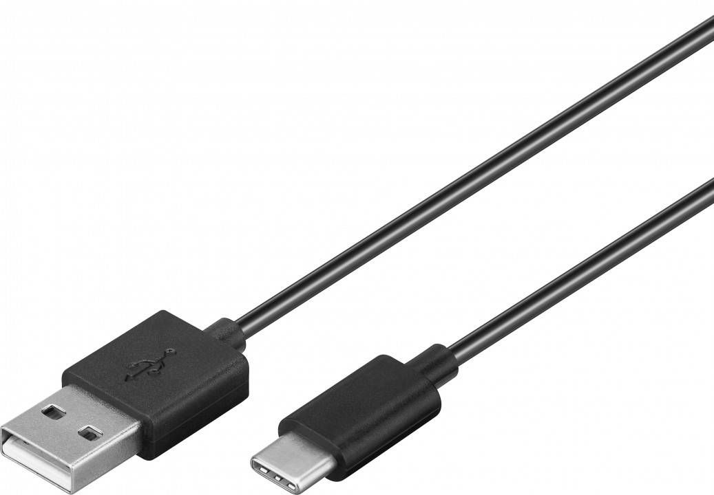 Wentronic 45735 USB-kabel 1 m Zwart