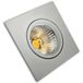Brightium COB LED Ring Aluminium Zilver Vierkant 5W
