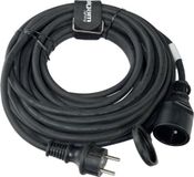 ALGAM LIGHTING Netwerkverlengkabel IP44 – CE-aansluiting 3 x 1,5 mm² – 10 m – rubber