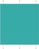 vidaXL Plissé rolgordijn 115x150cm stofbreedte 114,4cm petrol groen