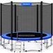 Trampoline - Ø 183 cm - certifié - Set complet avec filet de sécurité, échelle et housse de protection