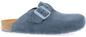 Haflinger Sabot en cuir uni Haflinger Porto avec semelle intérieure en liège, bleu (jeans), 819086-1751 - taille 38