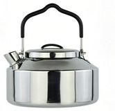 Merkloos Omgoods - Camping Waterkoker Set van Roestvrij Staal met Accessoires