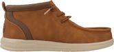 HEYDUDE Wally Mid GripR Classic Heren Instappers Cognac/Tan - Maat 44