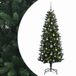 vidaXL Kunstkerstboom met Ballen 150 cm 150 LED's Warmwit PE en PVC