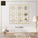 LW Collection Wandspiegel goud vierkant 80x80 cm metaal