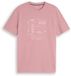 Tom Tailor T-shirt met wafelstructuur - Maat S - dusty rose