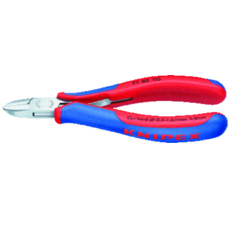 KNIPEX KNIP zijkniptang 7702, le 135mm, afwerking spiegelgepolijst