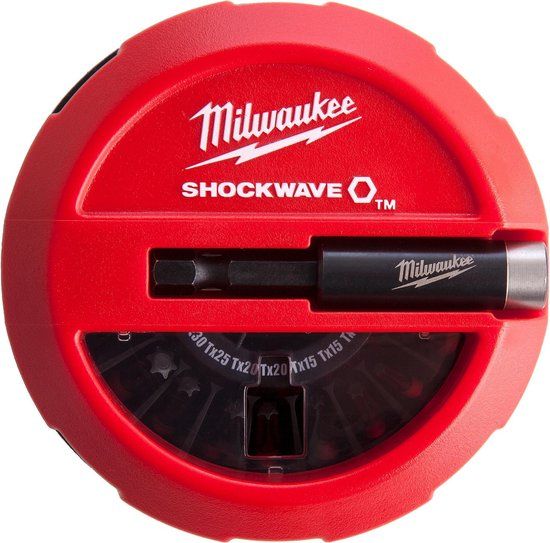 Milwaukee Shockwave™ Bit Set Gen II PUCK 15-delig - 4932430904