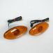 SPO moto scooter Clignotant œil de chat orange lampe de voiture pour moto camion scooter lumière décorative