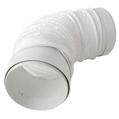 La Ventilazione La Ventilation CGF150B Flexibel scharnier Ø 150 mm binnen met inzetstukken F/F voor ronde buizen kleur wit