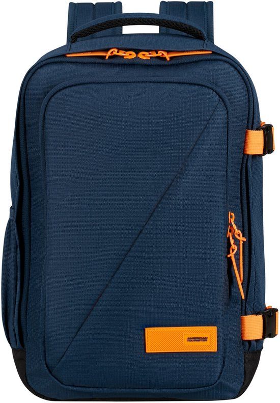 American Tourister Take2Cabin Casual Backpack 24L - Dark Navy / Radiant Orange