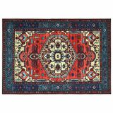 vidaXL - Tapijt - ORIZ - Rood - 240 x 340 cm - 100% Polyester