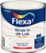 FLEXA Strak in de Lak - Watergedragen - Hoogglans - gebroken wit RAL 9010 - 0,25 liter