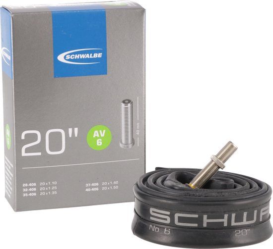 Schwalbe Binnenband - AV6 - 20 inch - Auto Ventiel - 40mm