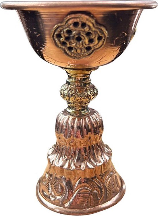 Tibetaanse Boterlamp - Koper - 10 cm