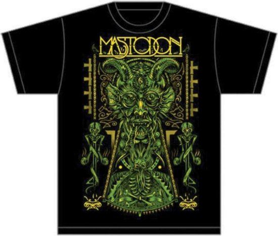 de.phononet Mastodon Devil On Black Heren T-shirt - S - Zwart