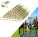 AREBOS Trampoline Veren - 21.5cm - 36 stuks