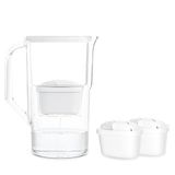 Wessper Waterfilterkan 2,8 liter, karaf met filter - Wit