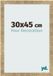 yd. Cadre photo 30x45 cm - MDF - Or antique - Bologna