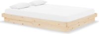 vidaXL Bedframe massief hout 135x190 cm