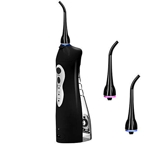 MacLean PR-770 Elektrische monddouche reismond-douche water-flosser orale irrigator tandreiniging tandverzorging 2 sproeiers (draadloos)