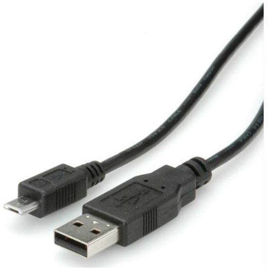 Nilox USB-kabel USB 2.0 0,8 m USB A Micro-USB B Zwart