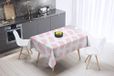 Bonamaison Tafelkleed, Anti-Mold, Sneldrogend, Waterdicht, 100% Polyester Tafellaken, Willekeurig patroon, 140 x 140 Cm - Ontworpen en Vervaardigd in Turkije