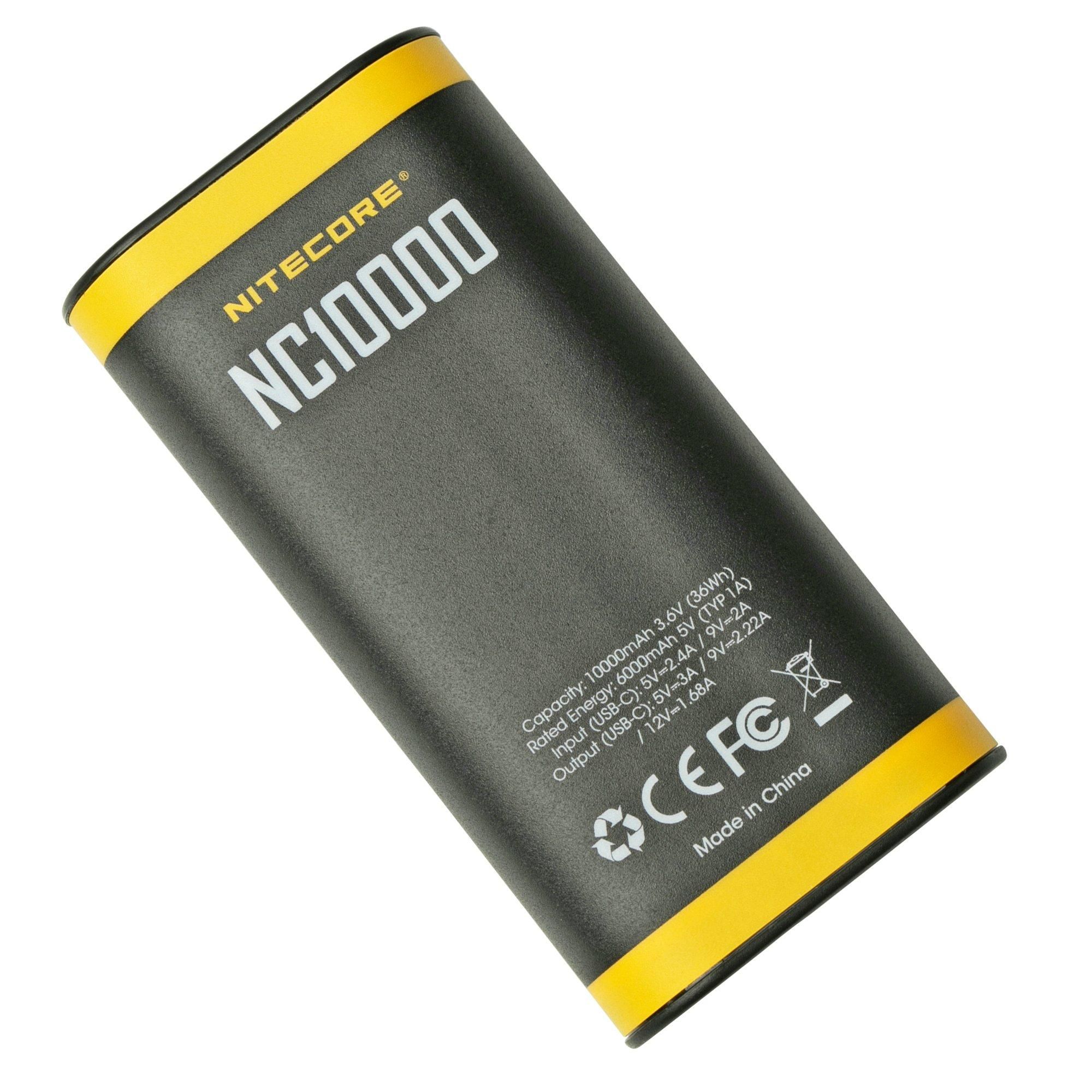 Nitecore NC10000 Highland Power Bank - 10.000 mAh - Zwart