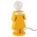 Pantone by Homemania 7002-1033-KZPN Homemania tafellamp, nachtkastje, oranje, wit, zwart, hout, 15 x 16 x 26 cm, 1 x E27, max. 100 W, afmetingen van het product: L15 x T16 x A26 cm, 1,15 kg