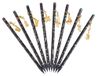 Icecat Ensemble de 8 Crayons Charcoal Thème Musical
