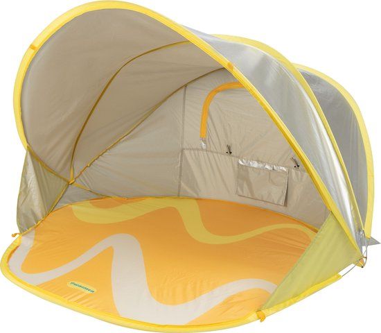 Waimea Pop-Up Strandtent - Geel - 130 x 130 x 100 cm