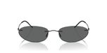 Giorgio Armani AR 1508M Lunettes de Soleil Femme Noir Ovales Gris 58mm