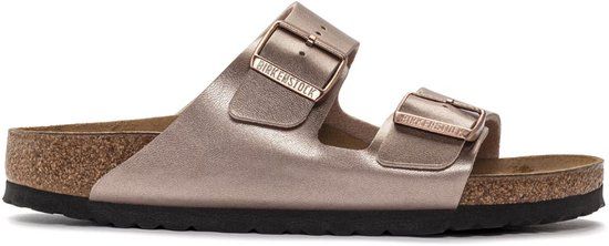 Birkenstock Arizona Dames Slippers - Brons - Maat 38