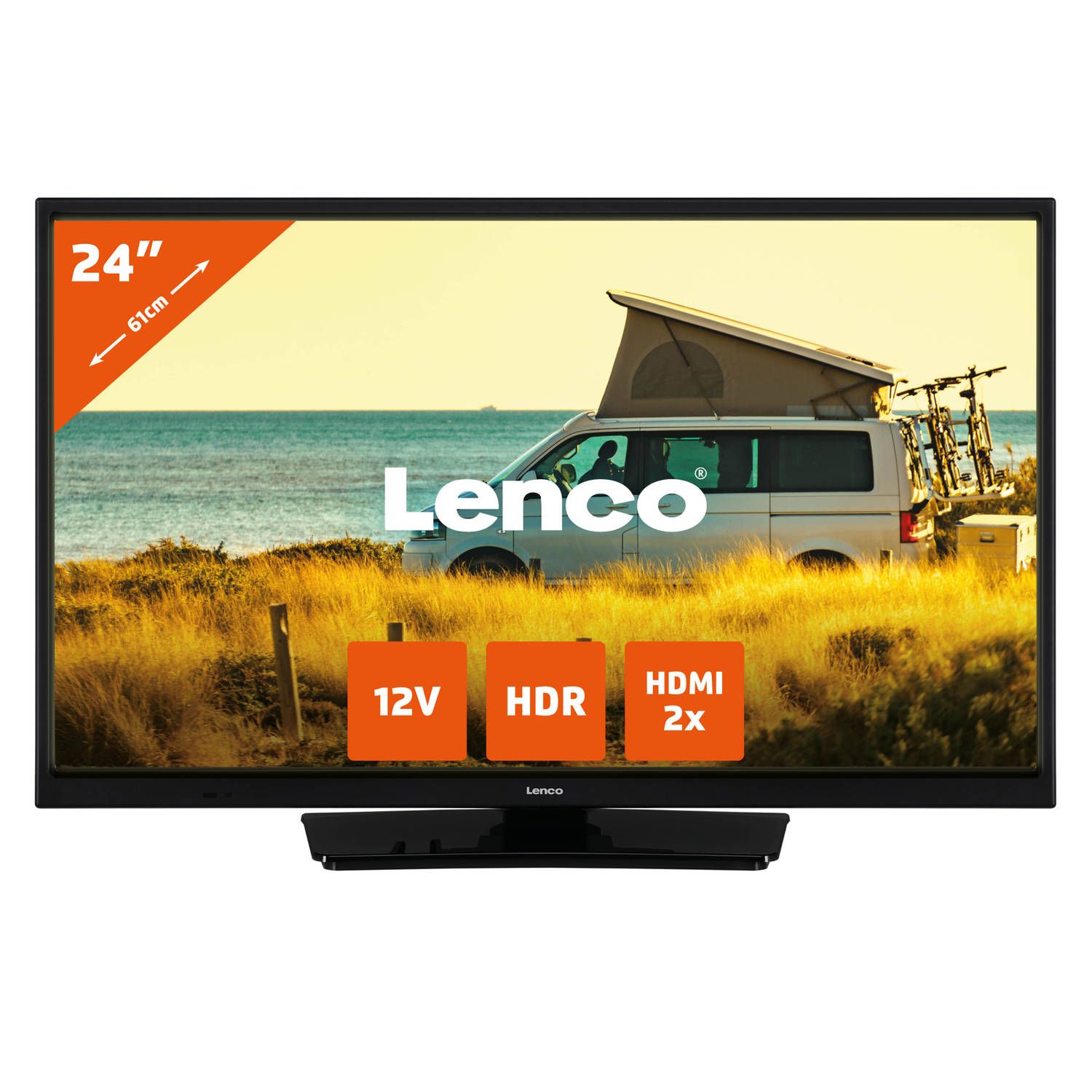 Lenco LED-2423BK / LED screen / 24" / 2023