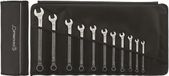 Stahlwille 14/11 l ringsleutel set 11-delig (8-22 mm) l lange uitvoering, extreem belastbaar l schroefvriendelijk l in roltas l Made in Germany