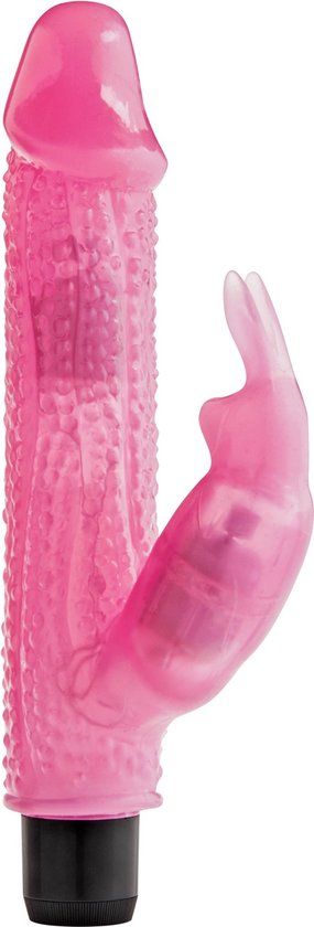 Knobbly Wobbly - Roze - Siliconen - 13 cm