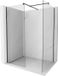 Mexen Kioto paroi de douche Walk-in 100 x 85 cm, transparent, noir