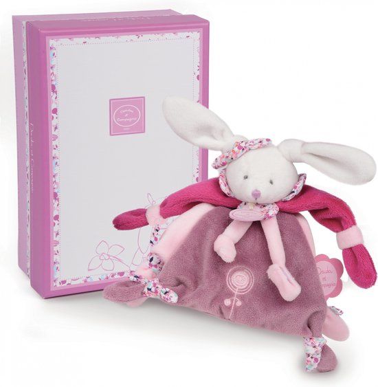 Doudou Konijn Knuffel - 20 cm - Roze