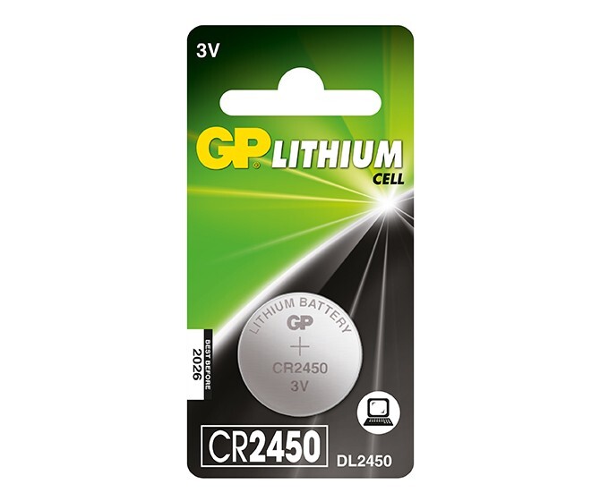 GP Batteries Lithium Cell CR2450