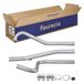 HELLA 8LA 366 002-261 Tuyau d'échappement - Kit Easy2Fit® - Central - en trois parties - Jeu avec pièces de montage - pour p. ex. FORD FIESTA V