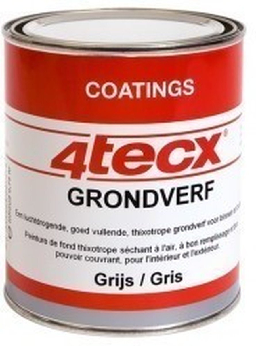 4Tecx Grondverf 2500ml grijs